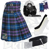 Battle Of Kilts Men’s Tartan Kilt Outfit – 7-Piece Scottish Set with Premium Accessories
